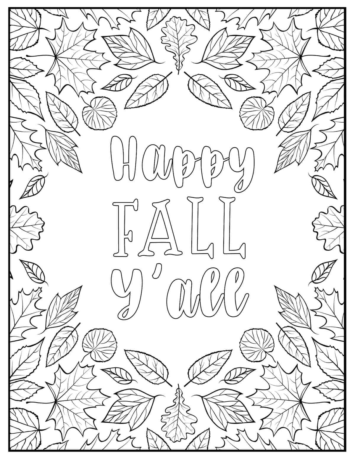 Fall Leaf Patterns Printable  Fall leaf template, Leaf template, Fall  coloring pages