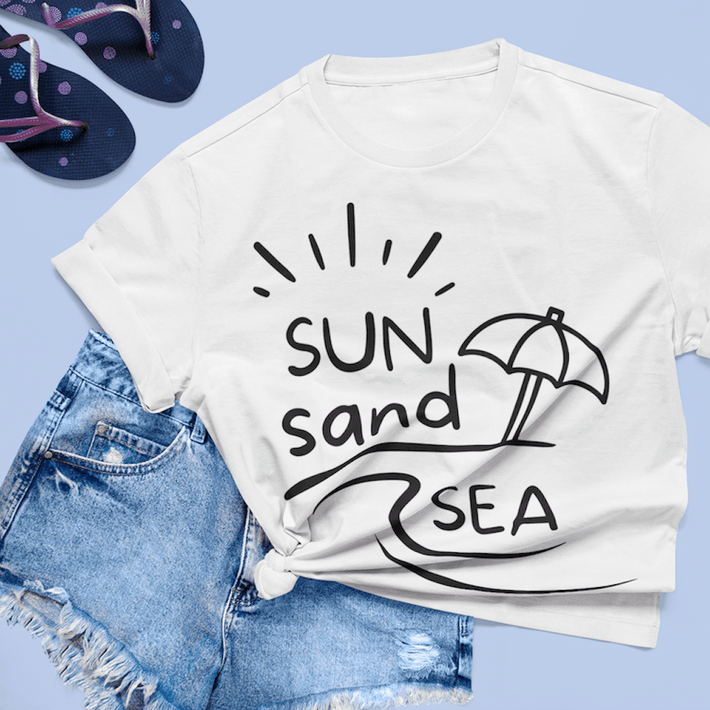 sun sand sea summer svg shirt