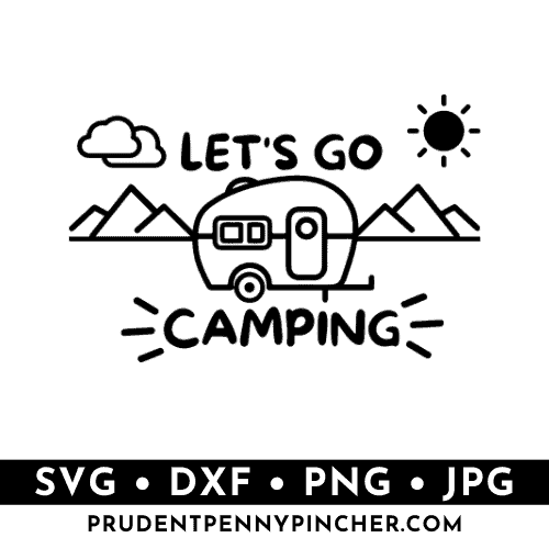 let's go camping svg 