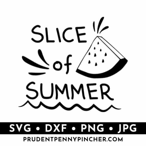 slice of summer watermelon svg