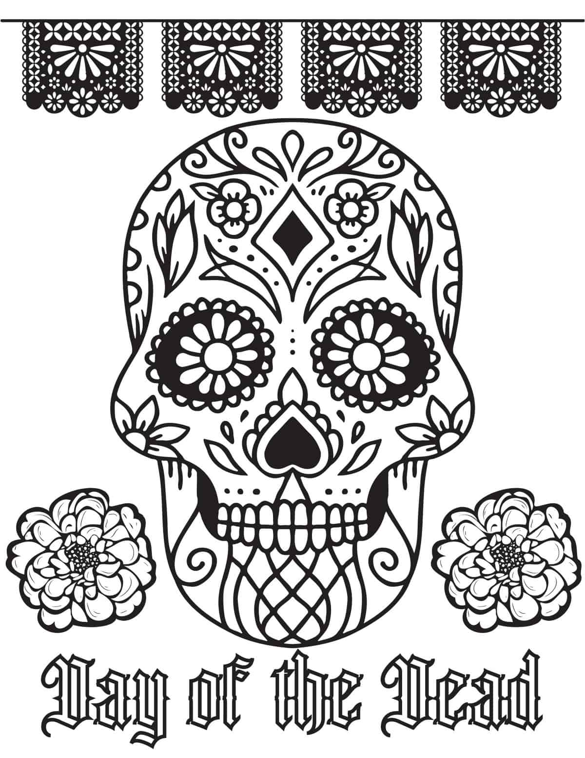 60+ FREE Halloween Coloring Pages for Adults & Kids - Happiness is