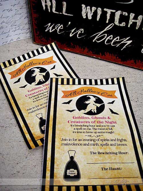 Hocus Pocus party printables