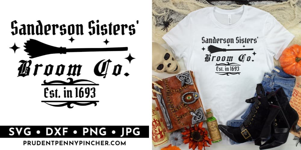 Sanderson sisters broom co t-shirt