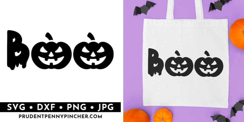 boo pumpkin tote