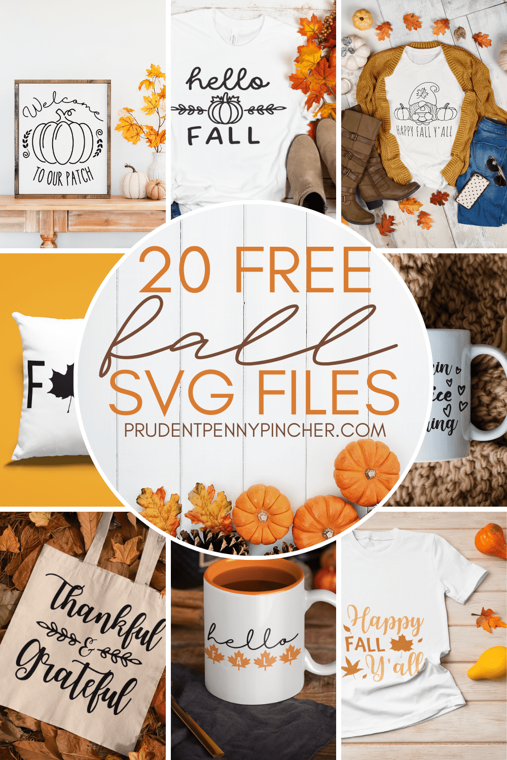 20 Free Fall SVG Files   Prudent Penny Pincher