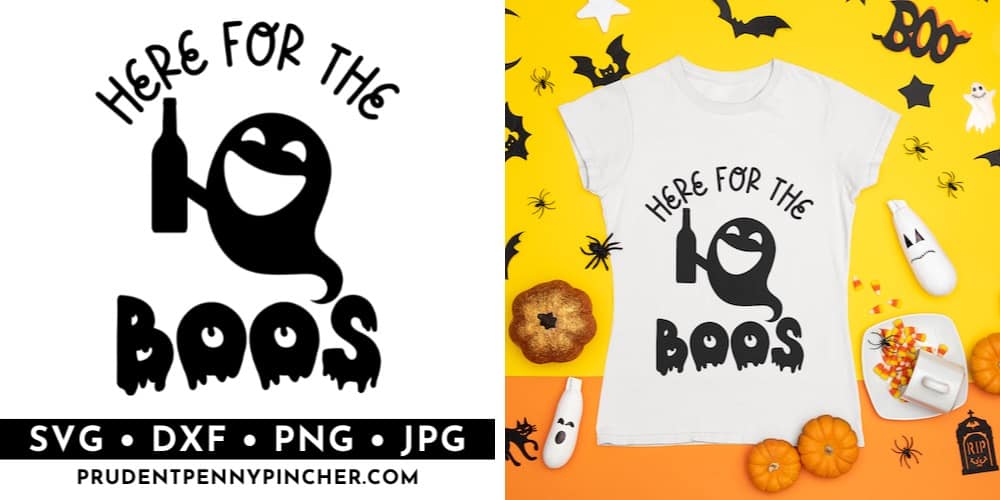 here for the boos t-shirt svg file