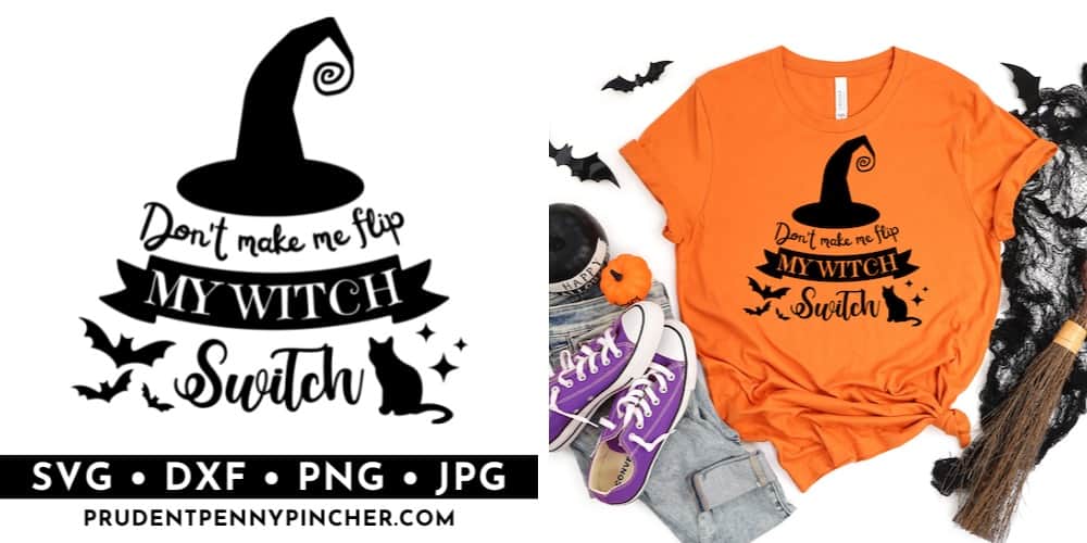 witch switch halloween svg