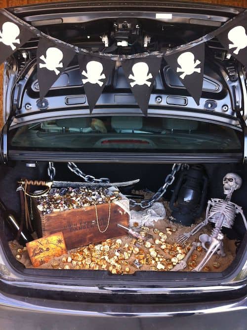 treasure chest trunk or treat idea