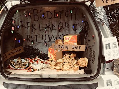 stranger things trunk or treat idea