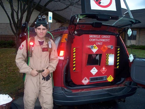 ghostbuster Flamingo Trunk or Treat