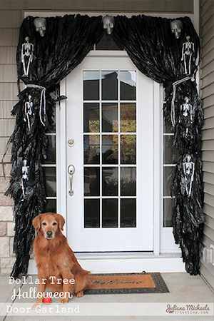 dollar tree spooky halloween garland