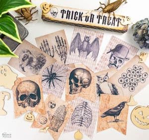 vintage halloween banner