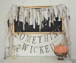 shabby chic rag garland