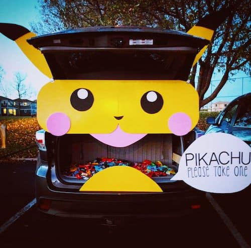 pokemon trunk or treat idea