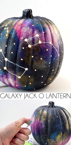 galaxy pumpkin