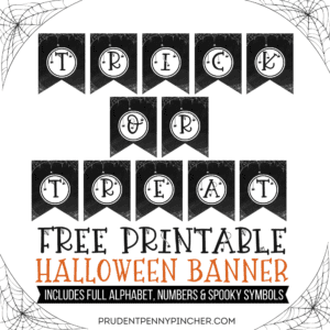 trick or treat banner