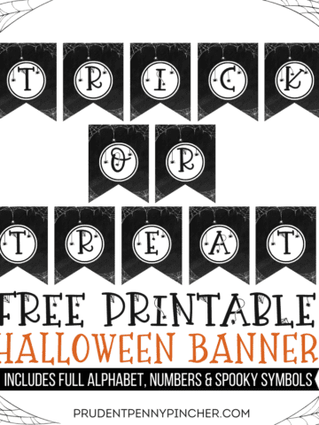 halloween party banner free printable