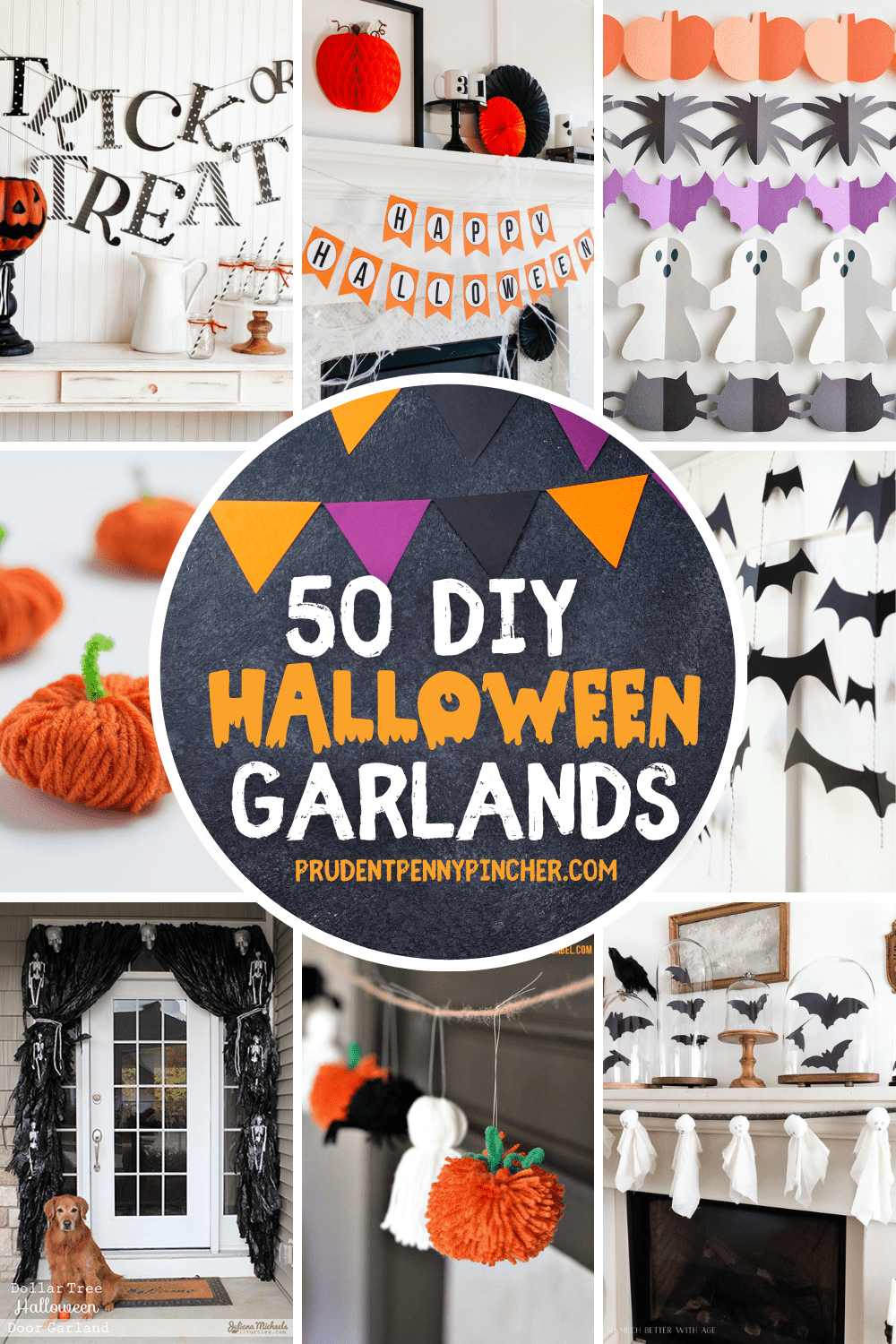 diy halloween garlands