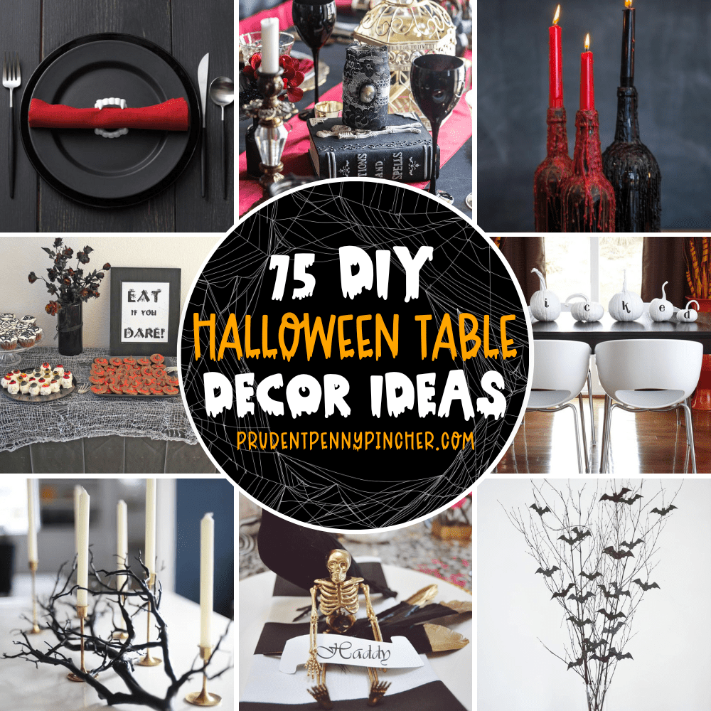 halloween table decor for a party