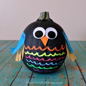 no carve owl for kids