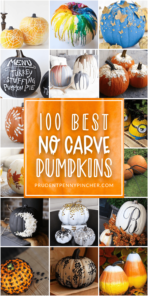 100 Best No-Cut Pumpkin Decorating Ideas