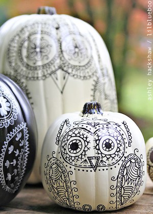 owl pumpkins