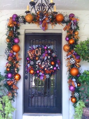 halloween doorway garland
