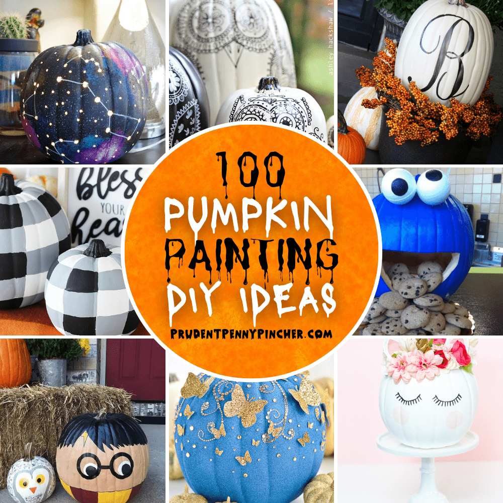 100 Pumpkin Painting Ideas for Kids and Adults - Prudent Penny Pincher