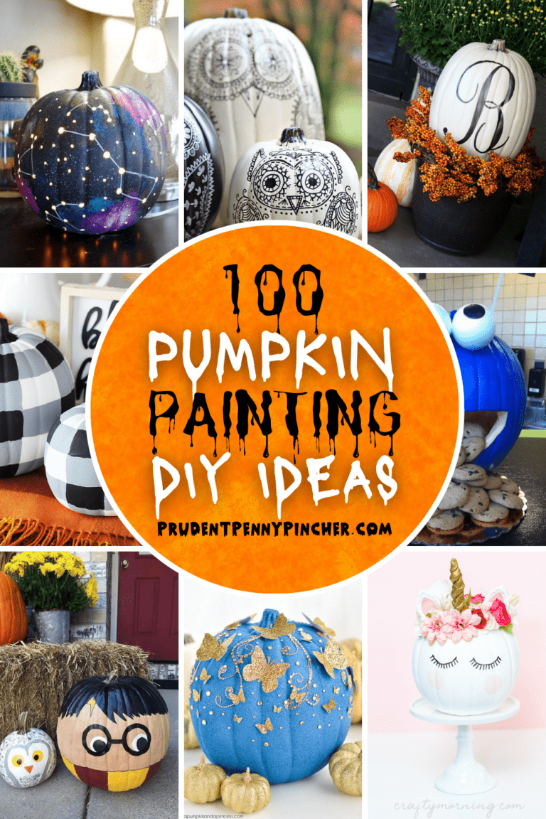 100 Pumpkin Painting Ideas for Kids and Adults - Prudent Penny Pincher
