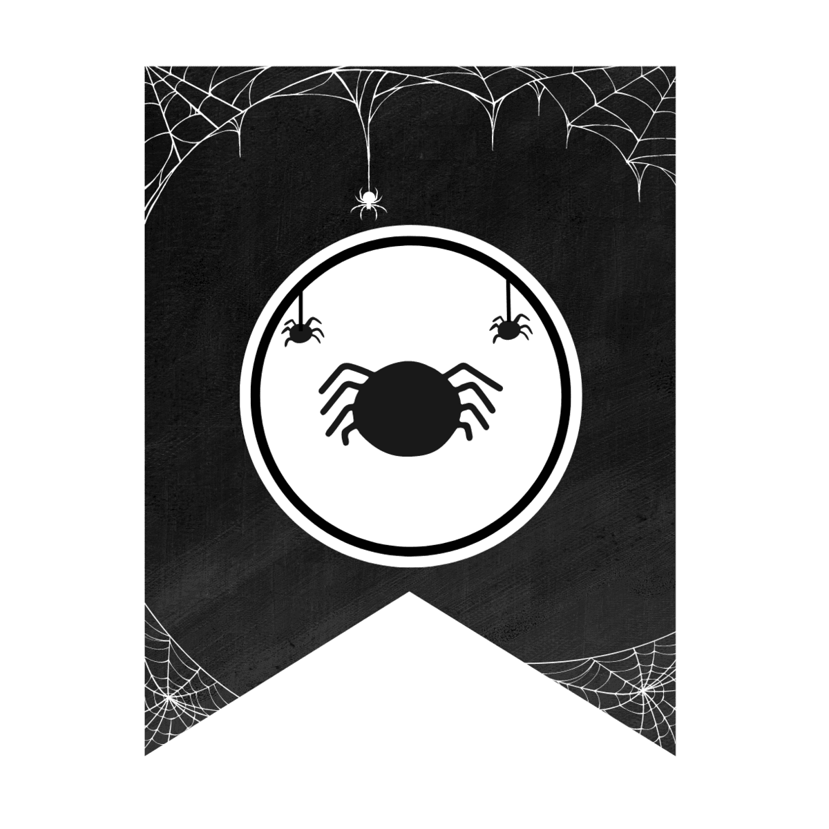 spider symbol bunting