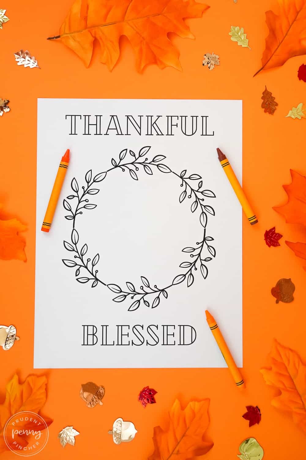 thankful blessed wreath