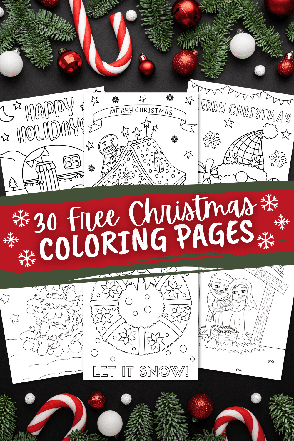 christmas coloring pages for kids