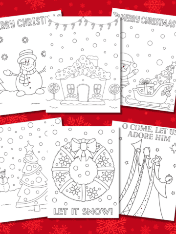 christmas coloring pages for kids