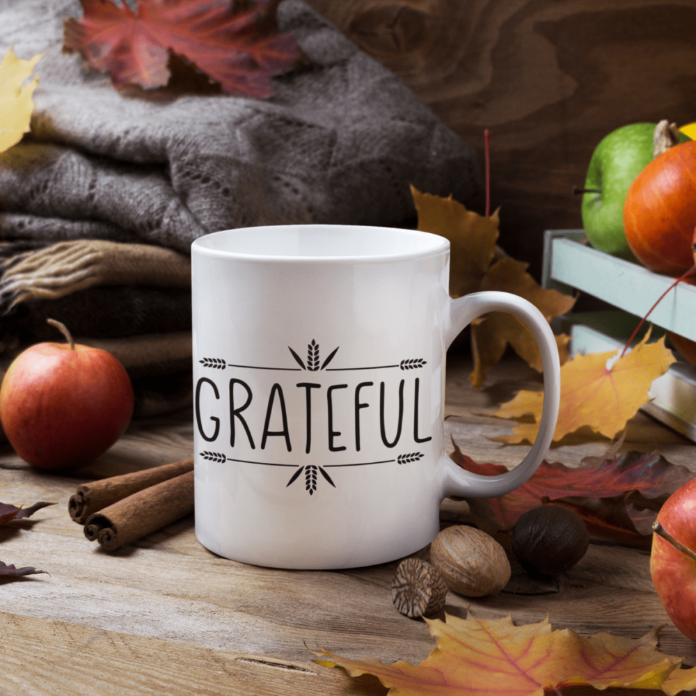 grateful coffee mug thanksgiving svg file