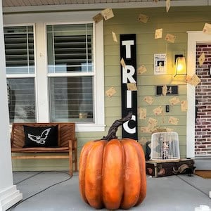 Homemade Giant Pumpkin