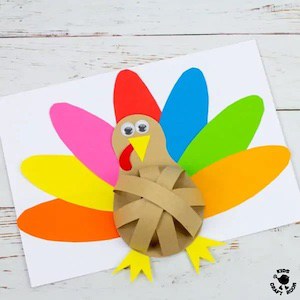 3d paper craft for thanksgiving