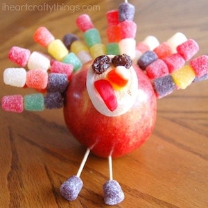 apple thanksgiving treat craft