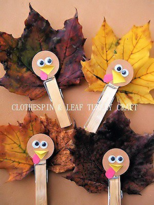 clothespin turkeys