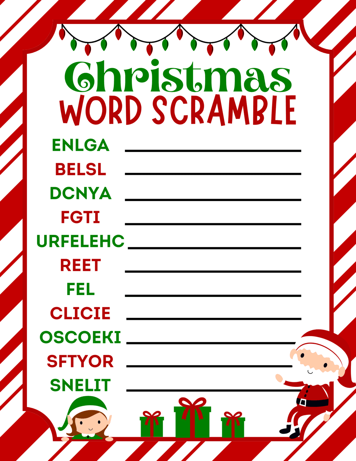 Free Printable Christmas Word Scramble For Kids Prudent Penny Pincher Free Printable Christmas Word Scramble For Kids Prudent Penny Pincher