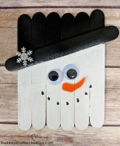 50 Cute Snowman Crafts for Kids and Adults - Prudent Penny Pincher