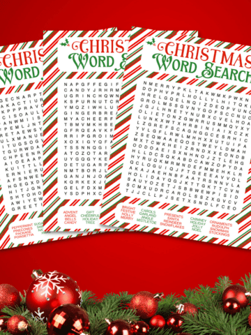 christmas word search featured image