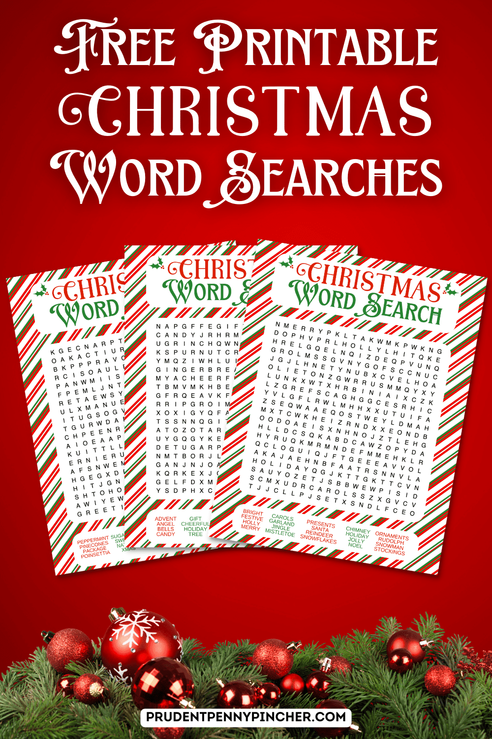 free printable christmas word searches