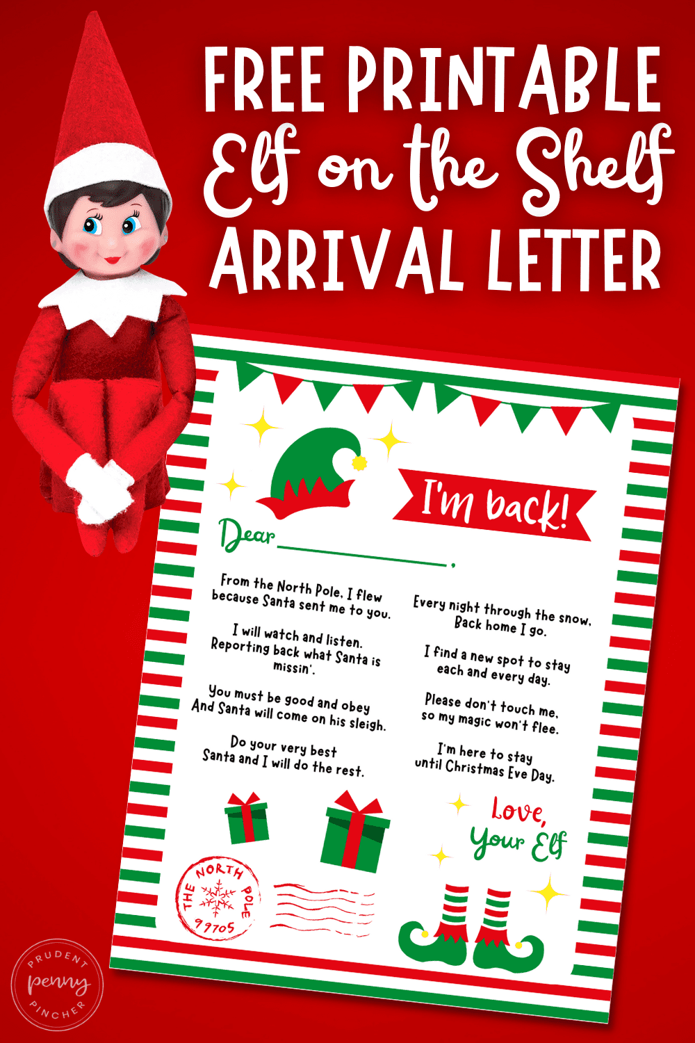 elf on the shelf and letter