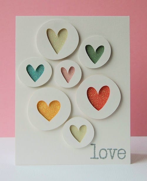 love hearts card