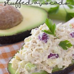 Chicken Salad Stuffed Avocado