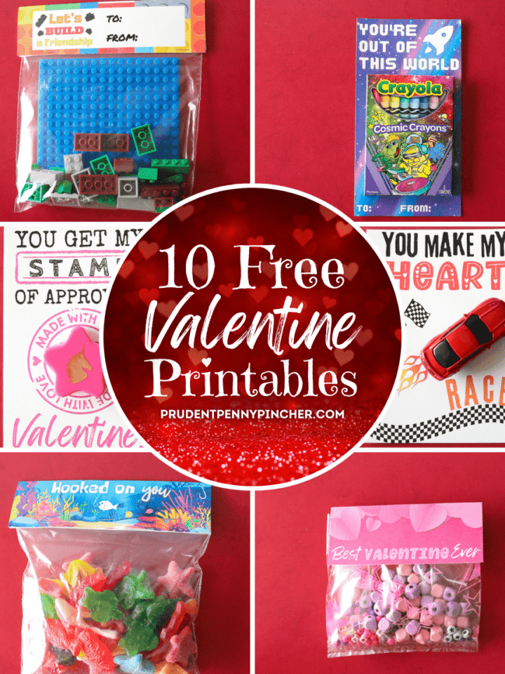 Free Printable Valentine Tags - Prudent Penny Pincher
