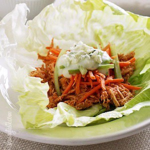 Buffalo Chicken Lettuce Wraps