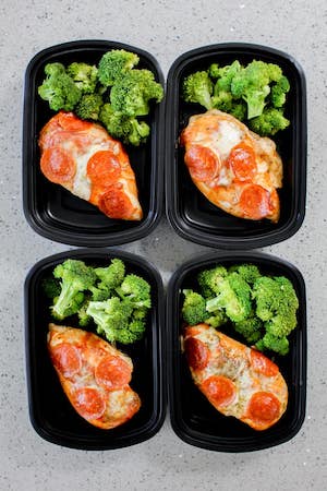 pizza chicken keto meal prep