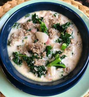 keto zuppa toscana soup