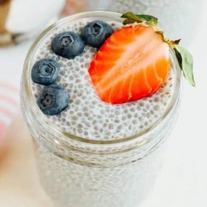 keto meal prep chia pudding